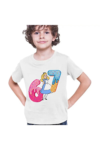 OEM Παιδικό Αγόρι Μπλουζάκι Alice Wonderland Six Seven Six Seven 67