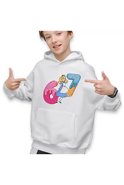 OEM Children's Sweatshirt Boys Alice Wonderland Six Seven Six Seven 67