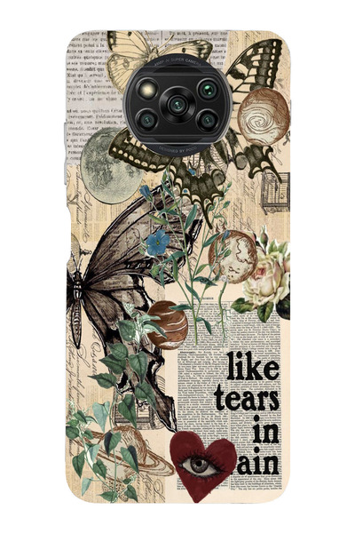 moonset Poco X3 / X3 Pro Uyumlu Baskılı Yumuşak Silikon Şeffaf Telefon Kılıfı