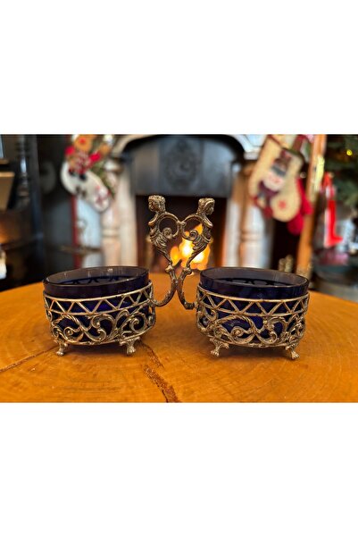 tayfuntufan antika koleksiyon European Sauce Bowl and Spice Container Made of...