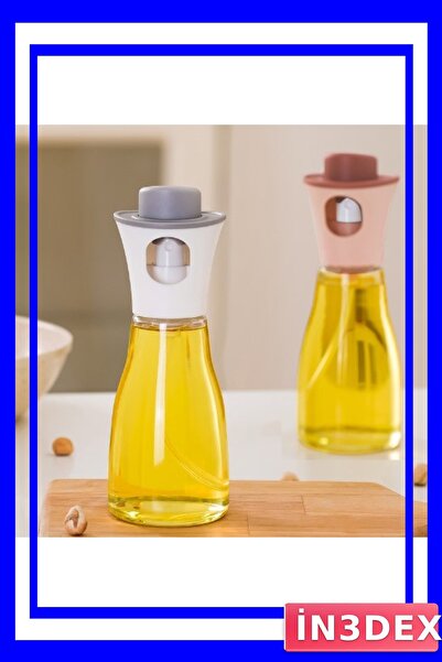 İN3DEX Glass and Plastic Spray Oil and Vinegar Bottle 220ml