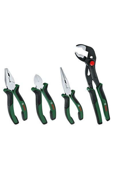 Bosch Pratik 4 Parça Pense Seti, Dayanıklı ve Çok Amaçlı Kullanım İçin