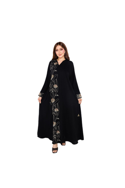 MALAK Roses Abaya 2