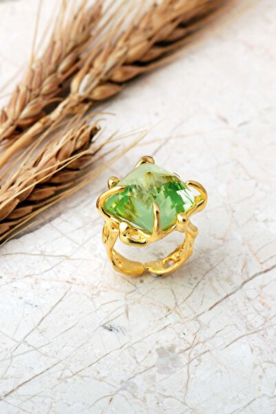 Sümer Telkari 6 Farklı Doğal Taş Seçenekli Altın Yaldızlı 925 Ayar Gümüş Ayar...