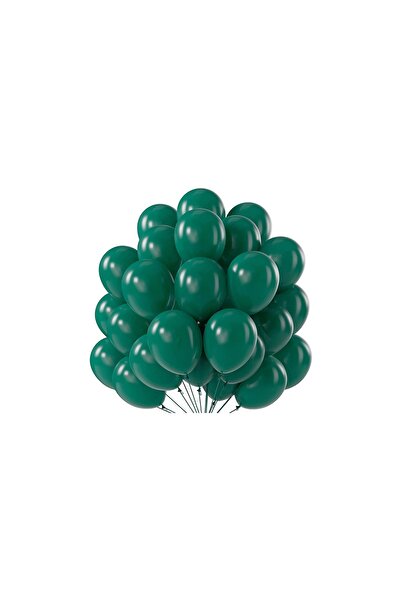 MFM Dark Green Pastel Color Balloon 30 Pieces