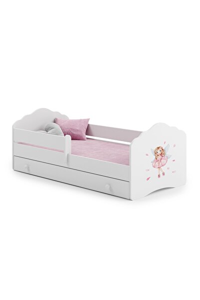 Other FALA children's bed 140x70 drawer - Girl with wings