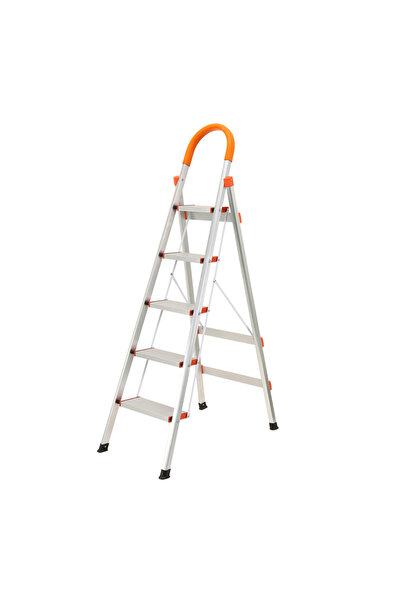 Asil Alüminyum Katlanır Merdiven 5 Basamak | 150 Kg | Hafif Çok Amaçlı Lüks E...