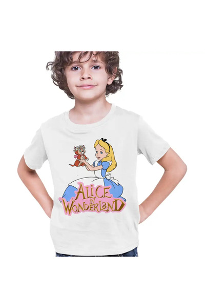 OEM Παιδικό Αγόρι με Μπλουζάκι Alice Wonderland Dinah