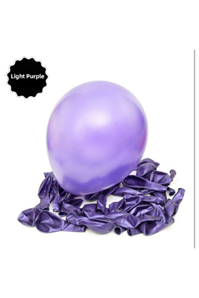 MFM Purple Color Metallic Balloon 100 Pieces