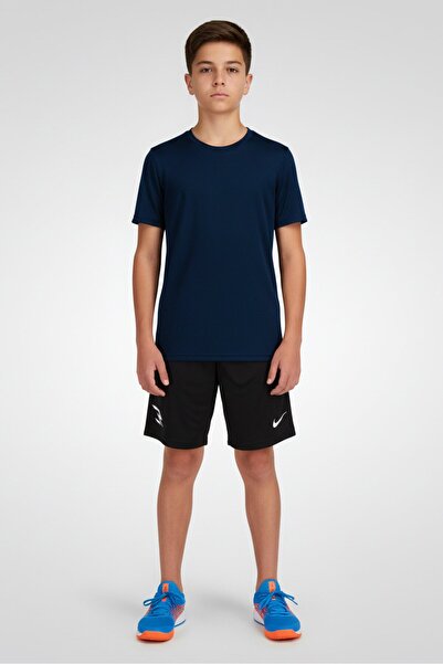 Nike 3Brand by Russell Wilson Kids Boys Embroidered Logo Training Shorts, Black