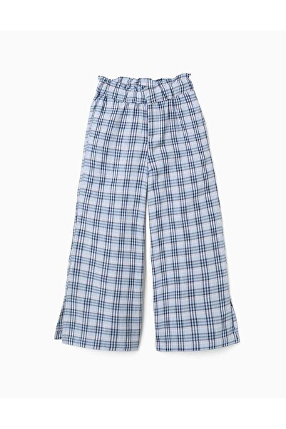 Ziddy Pants Checked, Dark Blue, 13/14
