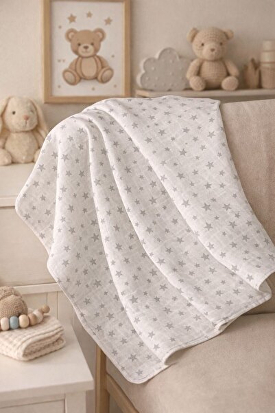 Peppino Multi-Purpose Muslin Blanket / 100% Cotton / Oeko-Tex Certified / 80X...