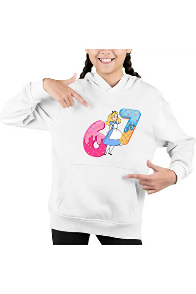 OEM Παιδικό Φούτερ για Κορίτσια Alice Wonderland Six Seven Six Seven 67