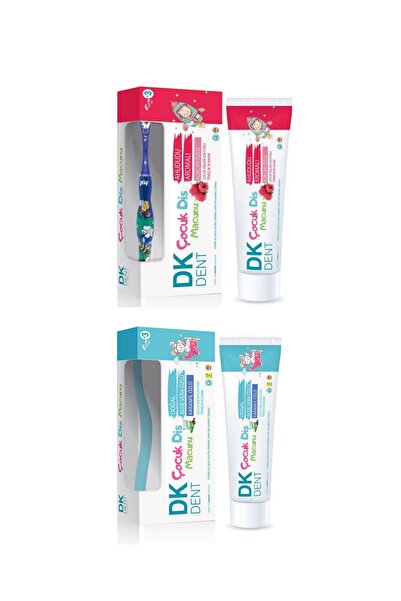 Dermokil Dk Dent Clove Extract and Raspberry Children's Toothpaste (with Brus...