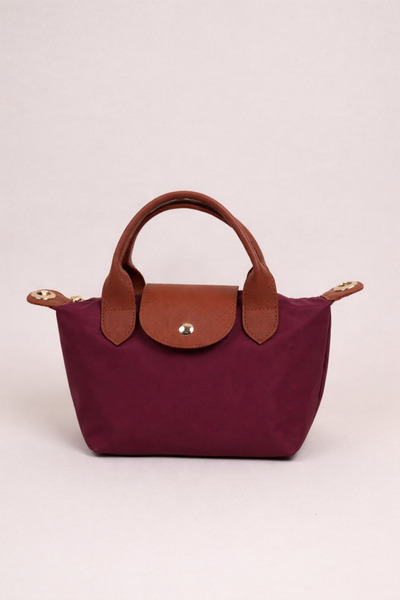 ICONE BAG Parachute Fabric Faux Detailed and Long Handle Women's Shoulder Bag...