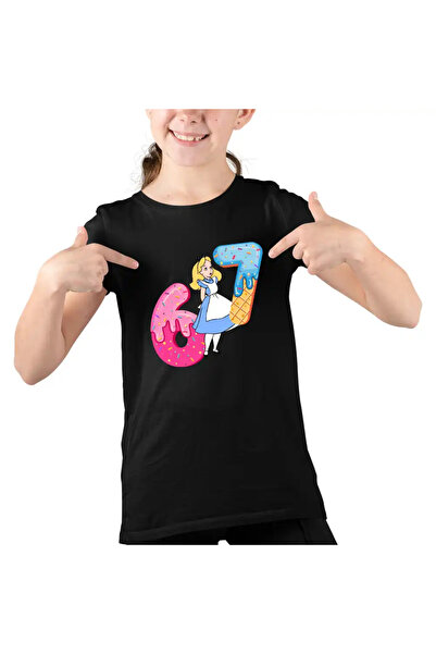 OEM Παιδικό Κορίτσι Alice Wonderland Six Seven Six Seven 67 T-Shirt