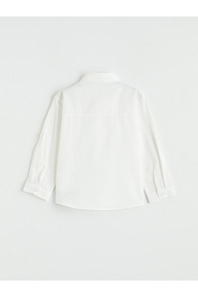 LC Waikiki Košulja za dečake od ekrue oksford tkanine