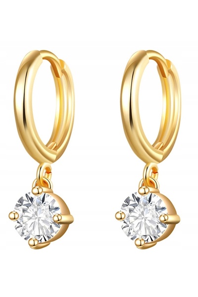 Other FASHIONABLE CLASSIC COPPER EARRINGS K05 GOLD