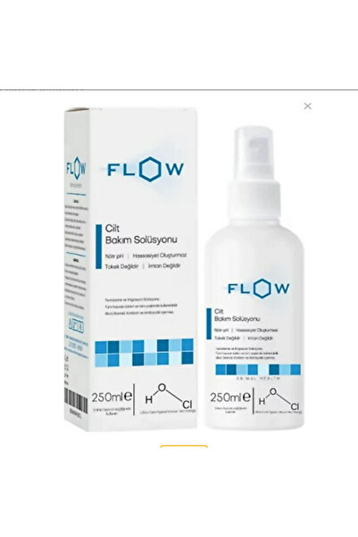 Flow Kedi & Köpek Cilt Bakım, Yara ve Pati Temizleme Solüsyonu 250 ml (Antise...