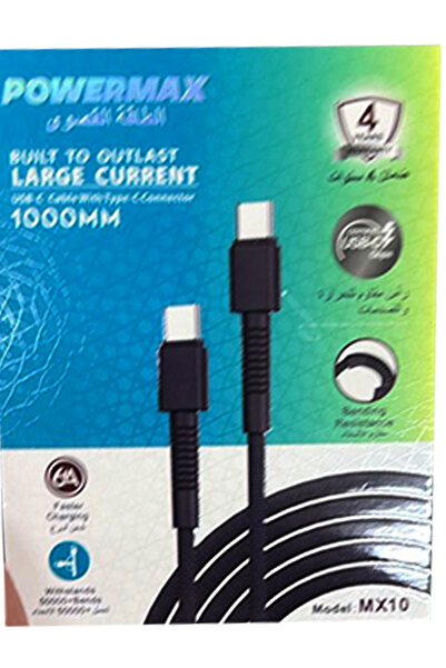 BOR POWER MAX Original Syn Fast Charging Cable for Mobile Phones, Type-C to T...