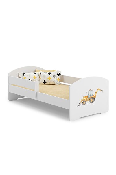 Other Pat pentru copii LUK 160x80 cu balustradă - Excavator