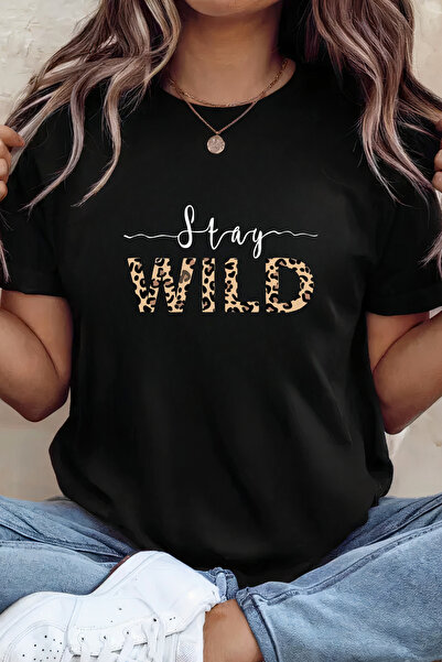 Sarah's Boutique Women's T-shirt – 100% cotton – "Stay Wild"