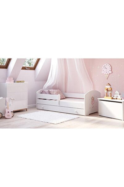 Other Children's bed Luk 160x80 with drawer - Girl with wings
