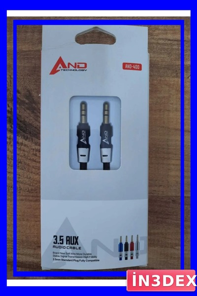 İN3DEX كابل توصيل صوتي 3.5 ملم لنقل الصوت بين الأجهزة