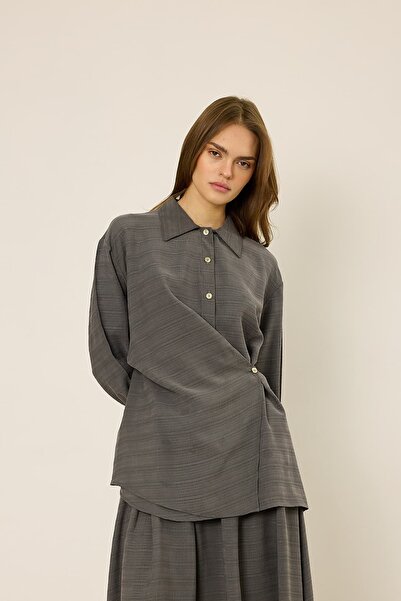 mavi limon Velora Gömlek