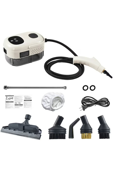 MACVI ® Professional Steam Cleaner - Large Tank, Multi Nozzle, Powerful Jet, ...