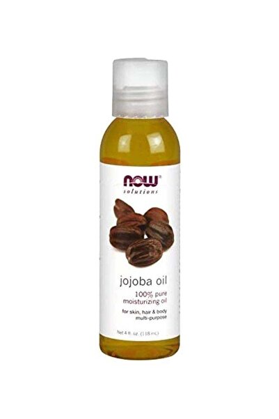 Now Foods زيت الجوجوبا أبيض/بيج 118 مل