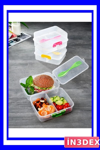 İN3DEX Large Capacity Food Storage Container