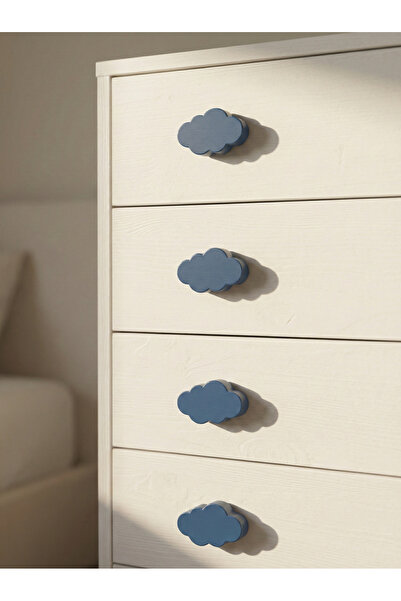 Baylin3D 5 bucăți mânere de dulap cu design Bulut - Moderne și durabile (cu ș...