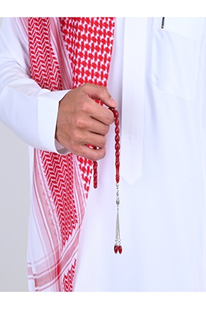 lubab Red Sheer bakelite rosary | Nawaem