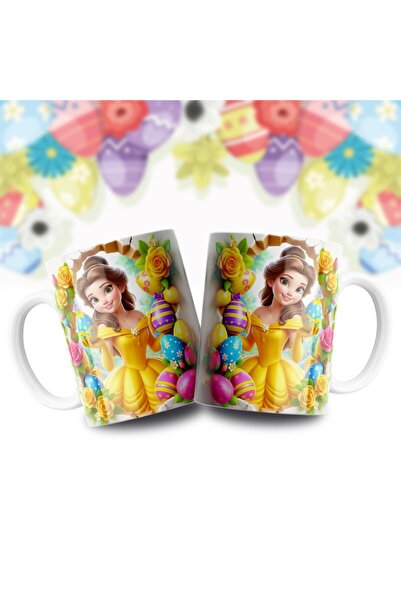 Velorina Princess Porcelain Mug – Colorful Character Print, Coffee/Tea Cup wi...