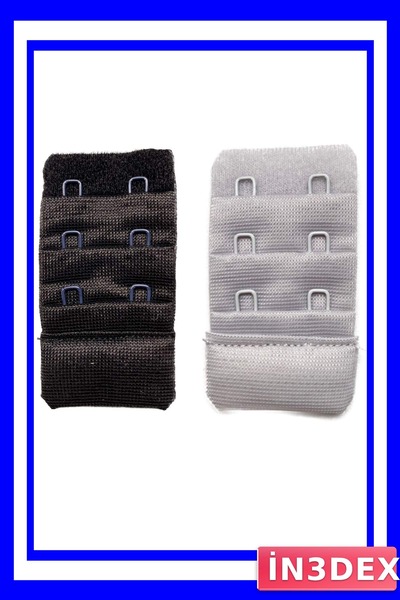 İN3DEX Bra Extension Clasp Set 2 Pieces 3 Rows