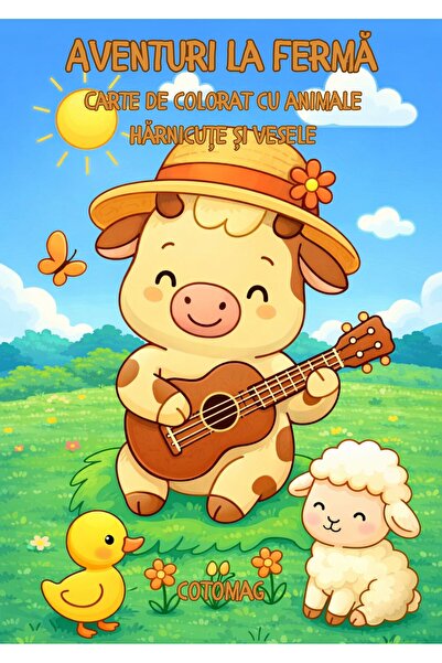 Cotomag Aventuri La Ferma - Carte De Colorat Cu Animale Harnicute Si Vesele /...