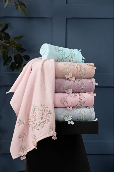 Fiesta Tekstil طقم مناشف ديرين سلكم 12 قطعة 30x50 و 50x90