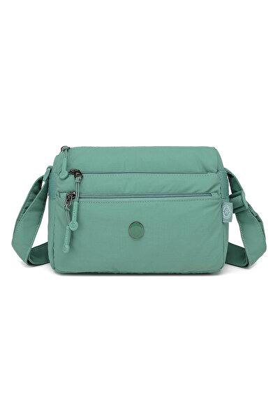 Hüvendo Smart Bags Mint Women's Shoulder Bag Lightweight Fabric Multi-Pocket ...
