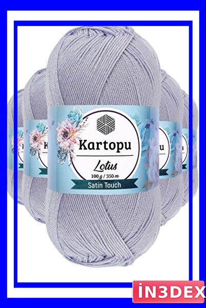 İN3DEX 5-Piece Knitting Yarn Set for Knitting Bikinis and Blouses