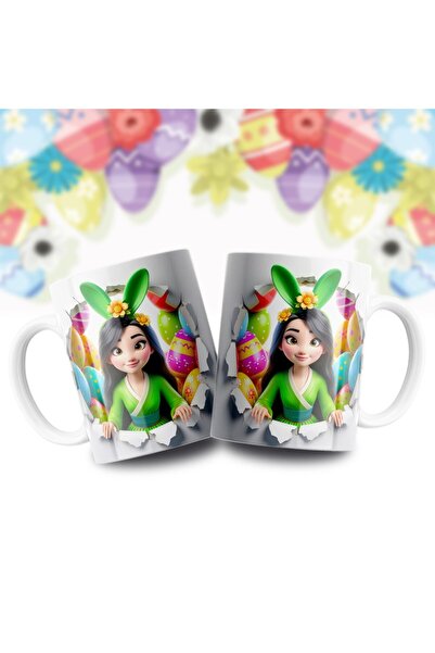 Velorina Princess Porcelain Mug – Colorful Character Print, Coffee/Tea Cup wi...