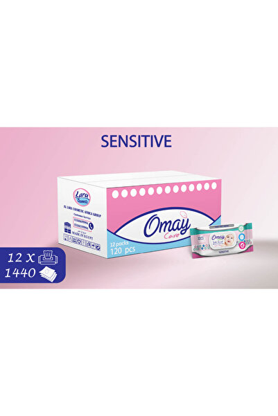 Prime مناديل أوميه للبشرة الحساسة، 120 منديل × 12