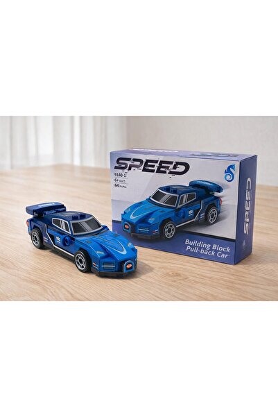 Balonsan Speed Building Block Pull and Drop Lego Car