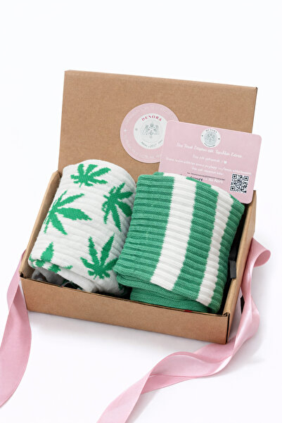 DeNors Premium Gift Box – Patterned Sock Set (2-Piece) Special Design with St...