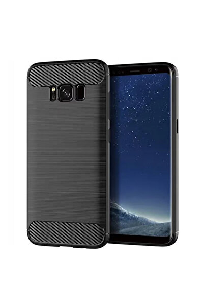 Techsuit Samsung Galaxy S8 Carbon Silicone Case, Black