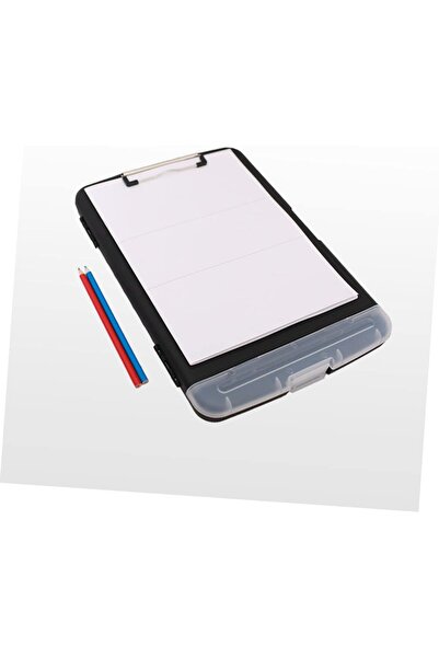 ARDSU A4 Size Plastic File Holder with Clip Document Storage Box Clip Folder ...