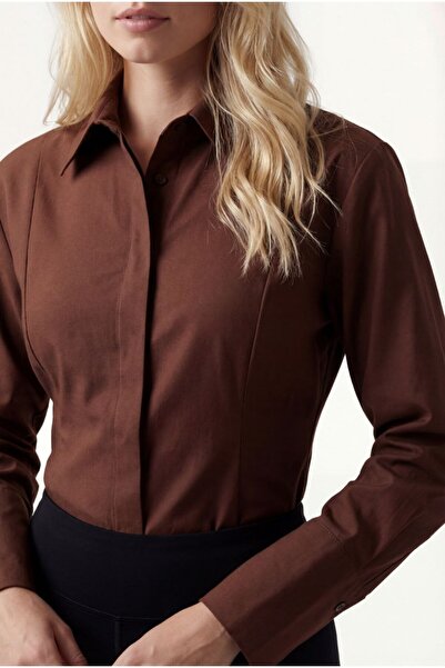 Cistern İstanbul Women's Hidden Button Shirt