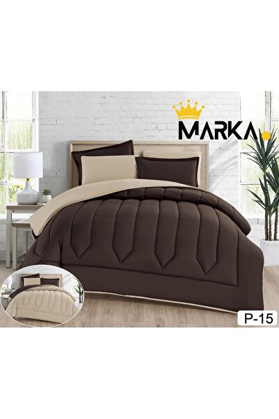 REDROSE COLOR Summer plain Double bed sheet set (6 pieces) - Twin bed sheet s...