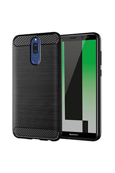 Techsuit Husă Huawei Mate 10 Lite din silicon carbon, neagră