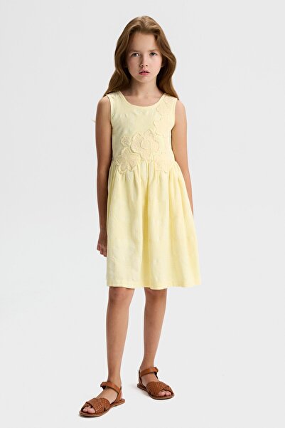 Ugly Duck Nk Heli̇n Dress for Ages 8-14 - Yellow